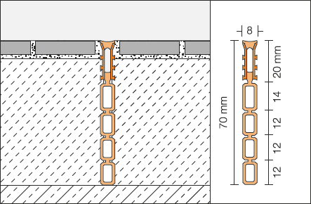 Schlüter-DILEX-EZ 70